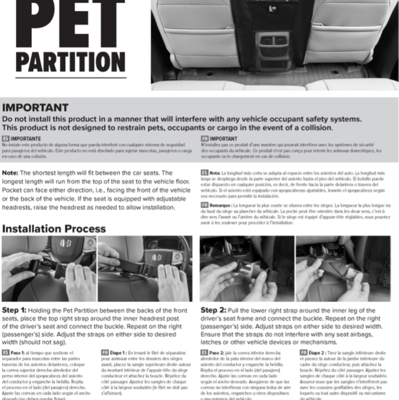 Weather tech pet partition - Picture 6 of 9